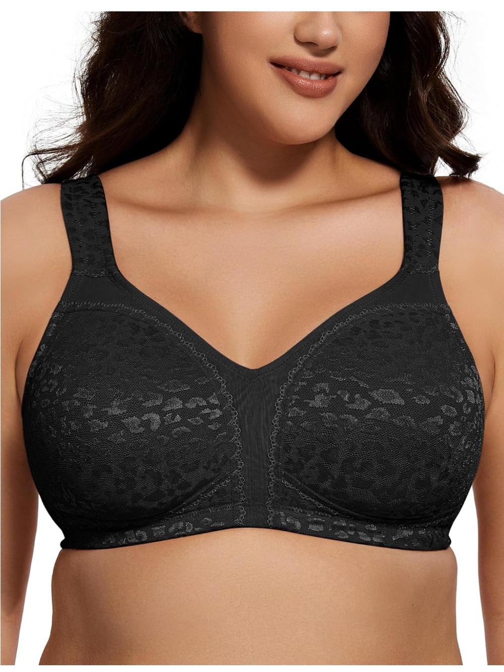 Women's Full Coverage Plus Size Comfort
Minimizer Bra Wirefree Non Padded new